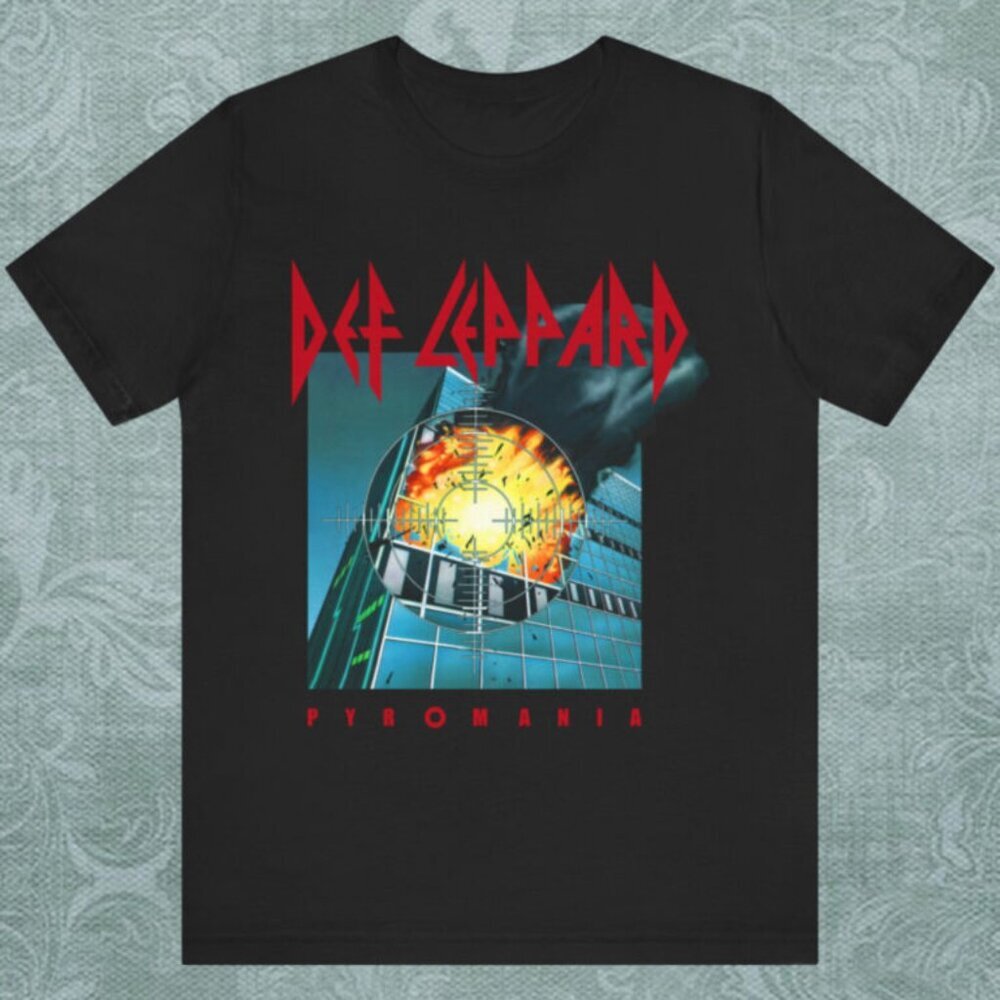 80s Vintage Def Leppard Pyromania Shirt – Rock Metal Band Unisex Tee 24